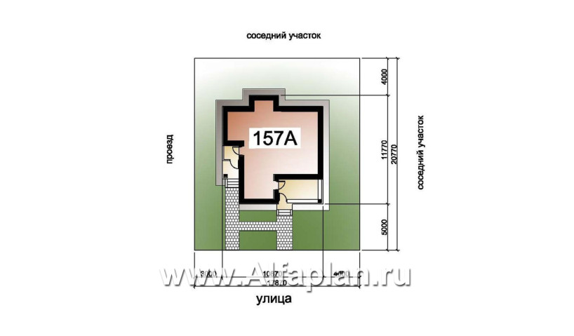 Проект дома к 157